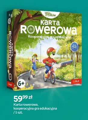Kooperacyjna gra edukacyjna Karta rowerowa Rodzina Treflików Trefl promocja w Empik