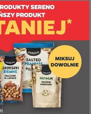 Orzeszki ziemne Sereno promocja w Netto
