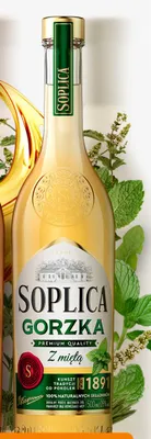 Likier Soplica Gorzka Z miętą promocja w Makro