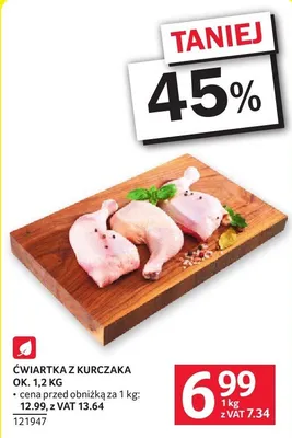 Ćwiartka z kurczaka ok. 1,2 kg promocja w Selgros