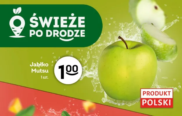 Jabłko Mutsu polskie promocja w Żabka