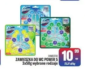 Zawieszka do WC Domestos Power 5 promocja w Tomi Markt