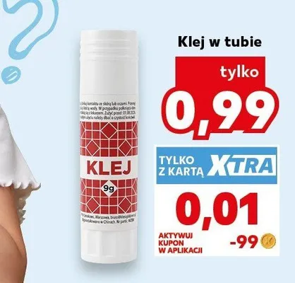 Klej w tubie promocja w Kaufland