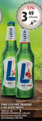 Piwo Lech Free smakowe wybrane warianty promocja w Arhelan