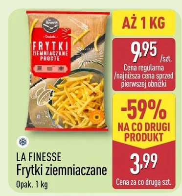 Frytki ziemniaczane La Finesse promocja w Aldi