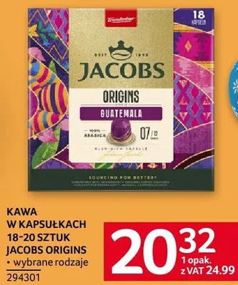 Kawa w kapsułkach Jacobs Origins promocja w Selgros