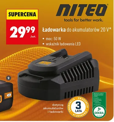 Ładowarka do akumulatorów 20 V promocja w Biedronka