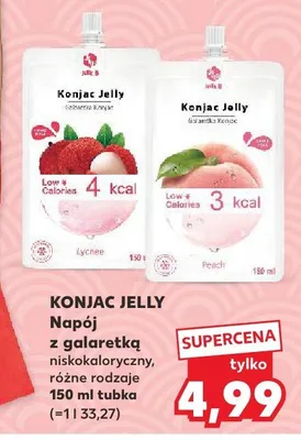 Napój z galaretką niskokaloryczny, różne rodzaje promocja w Kaufland