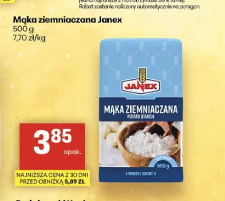 Mąka ziemniaczana Janex promocja w Delikatesy Centrum