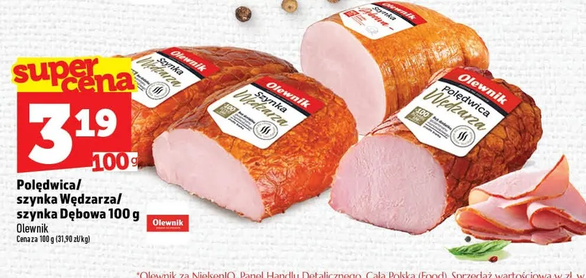 Polędwica Wędzarza Olewnik promocja w TOPAZ