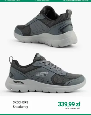 Sneakersy Skechers promocja w Deichmann