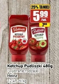 Ketchup łagodny Pudliszki promocja w API Market