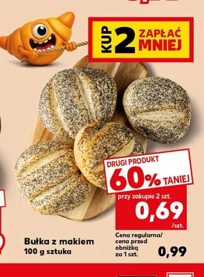 Bułka z makiem promocja w Kaufland
