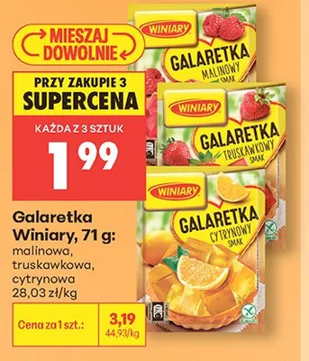 Galaretka Winiary cytrynowa promocja w Biedronka
