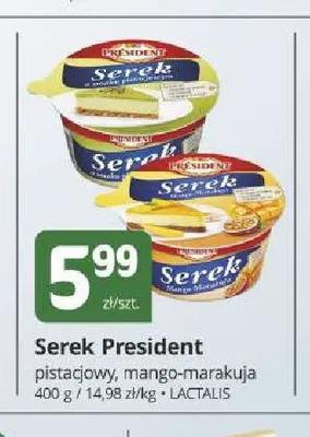 Serek President mango-marakuja promocja w Marketvita