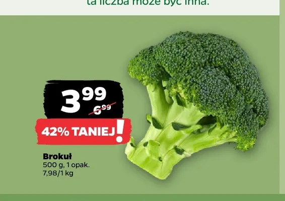 Brokuł promocja w Netto