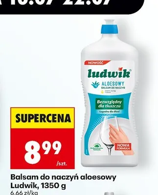 Balsam do naczyń aloesowy Ludwik promocja w Biedronka
