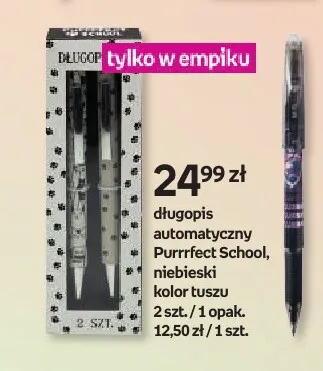Długopis automatyczny Purrrfect School promocja w Empik