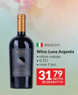 Wino Luna Argenta promocja w Makro