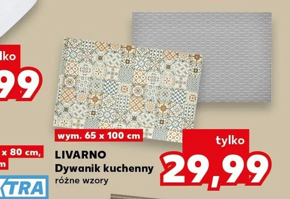 Dywanik kuchenny Livarno 65x100 cm promocja w Kaufland