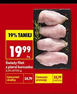 Świeży filet z piersi kurczaka promocja w Biedronka