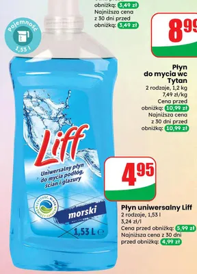 Płyn uniwersalny morski promocja w Dino