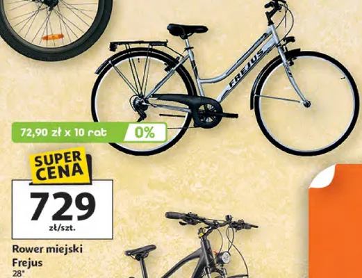 Rower miejski promocja w Auchan