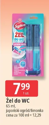 Żel do WC punktowy japoński ogród/limonka promocja w Leclerc