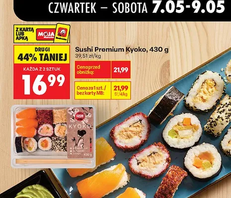 Sushi Premium Kyoko promocja w Biedronka