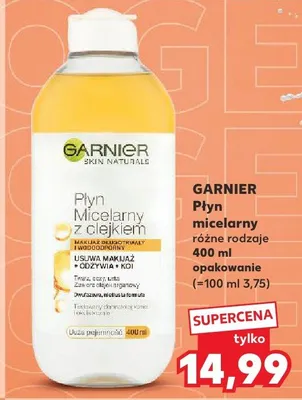 Płyn micelarny z olejkiem Garnier Skin Naturals promocja w Kaufland