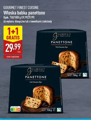Babka panettone klasyczna promocja w Aldi