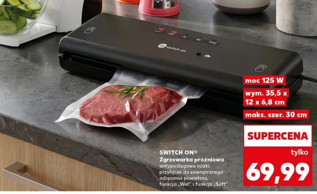 Zgrzewarka próżniowa Switch On promocja w Kaufland