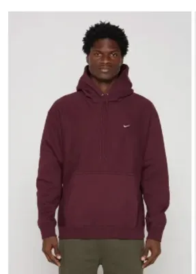 Bluza z kapturem Nike Sportswear bordowy promocja w Lounge by Zalando