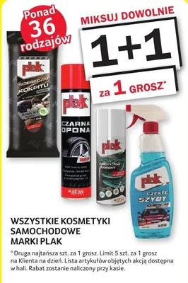 Kosmetyki samochodowe marki Plak promocja w Selgros