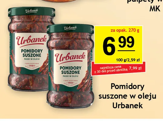 Pomidory suszone w oleju Urbanek promocja w Gram Market