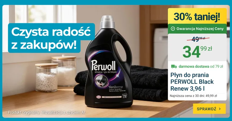 Płyn do prania Perwoll Black Renew promocja w ERLI