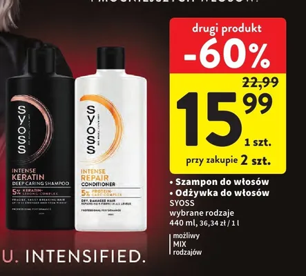 Odżywka do włosów promocja w Intermarche