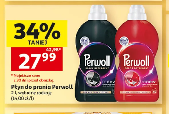 Płyn do prania Perwoll Black promocja w Auchan