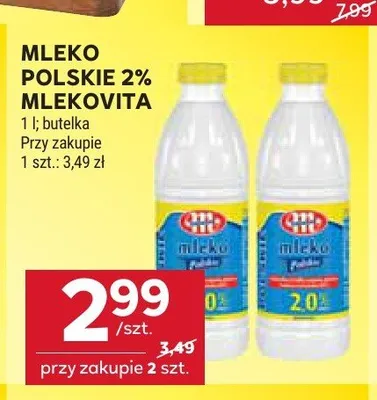 Mleko polskie 2% Mlekovita promocja w Stokrotka