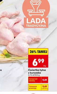 Ćwiartka tylna z kurczaka promocja w Biedronka