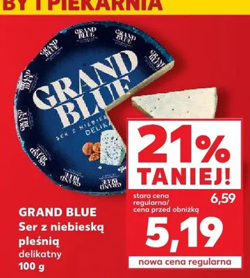 Ser z niebieską pleśnią delikatny Grand Blue promocja w Kaufland