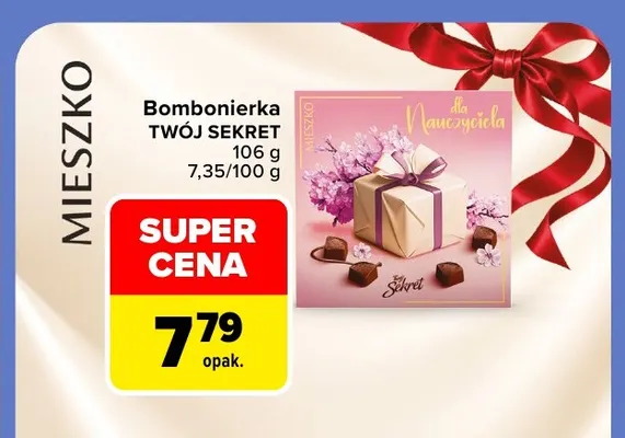 Bombonierka Twój Sekret Mieszko promocja w Carrefour Market