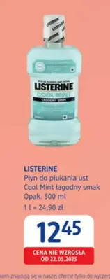Płyn do płukania ust LISTERINE Cool Mint łagodny smak promocja w Drogerie DM