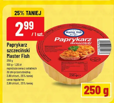 Paprykarz szczeciński Master Fish promocja w POLOmarket