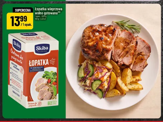 Łopatka wieprzowa wolno gotowana Skiba promocja w POLOmarket