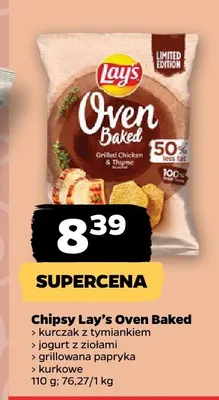 Chipsy Lay's Oven Baked kurkowe promocja w Netto