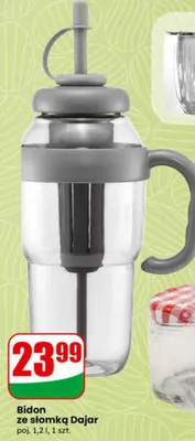 Bidon ze słomką Dajar promocja w Dino