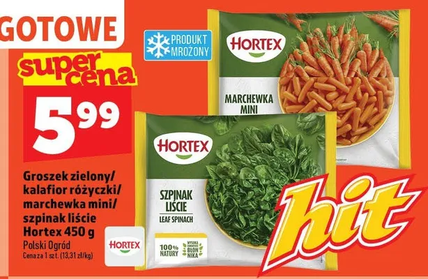 Kalafior różyczki Hortex promocja w TOPAZ