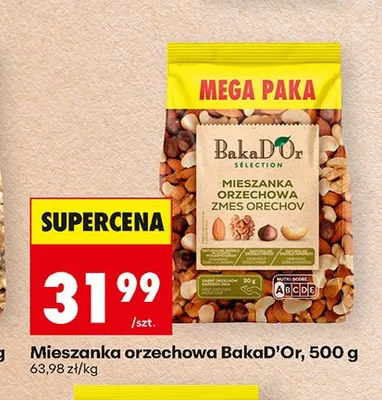 Mieszanka orzechowa BakaD'Or promocja w Biedronka