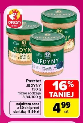 Pasztet Jedyny Profi promocja w Carrefour